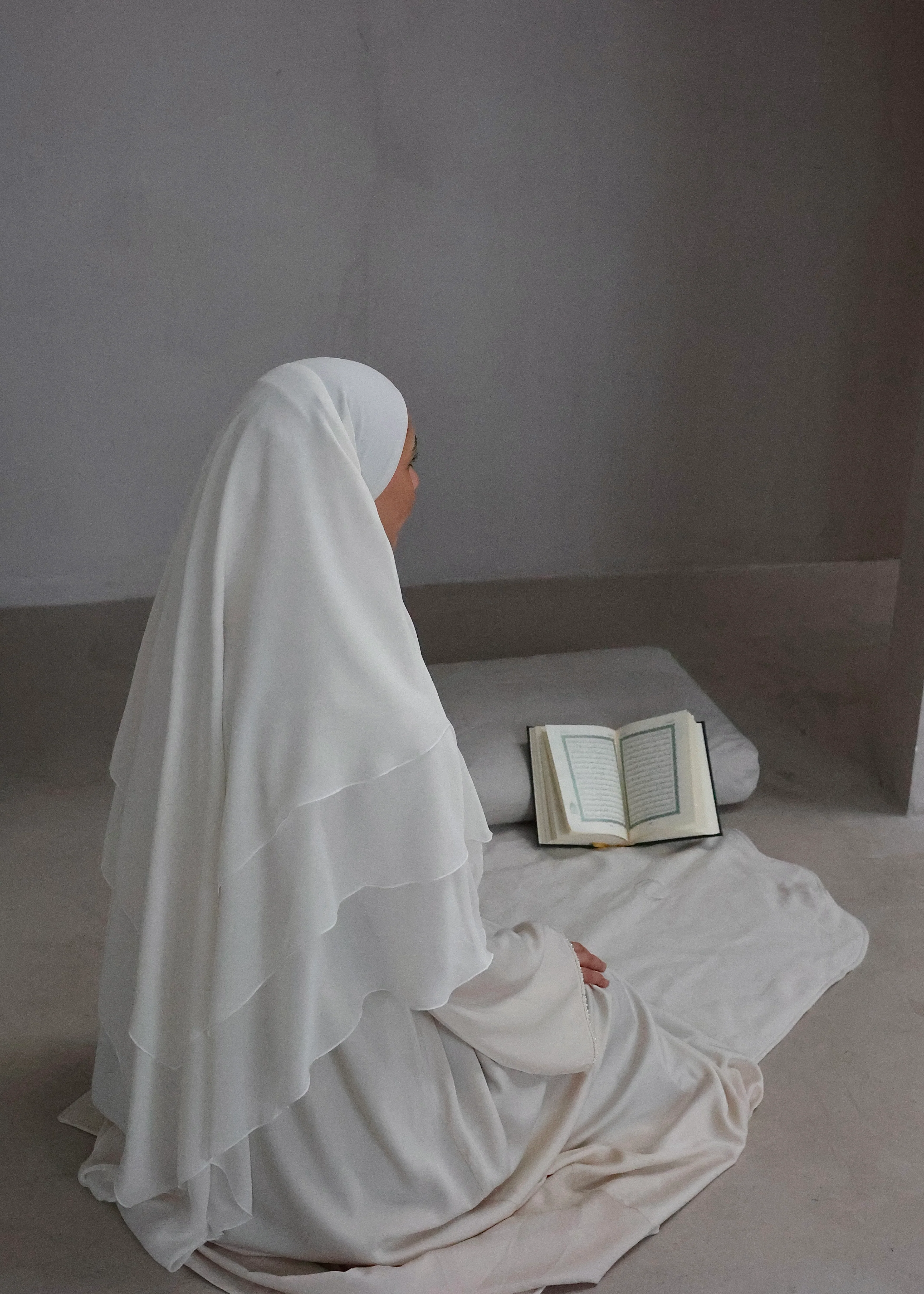 Chiffon Khimar COCONUT MILK - Image 2