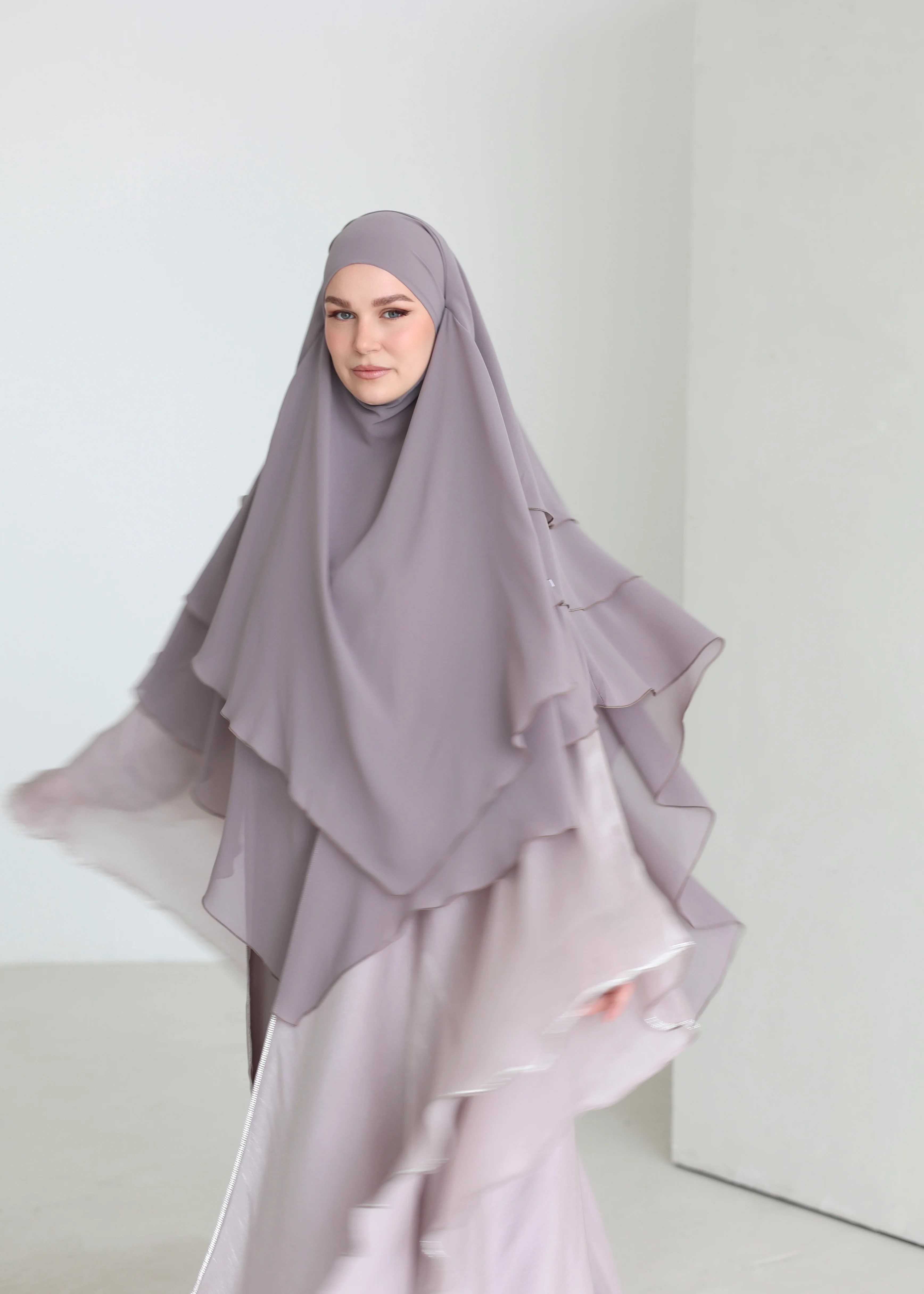 Chiffon Khimar ROSEWOOD - Image 2