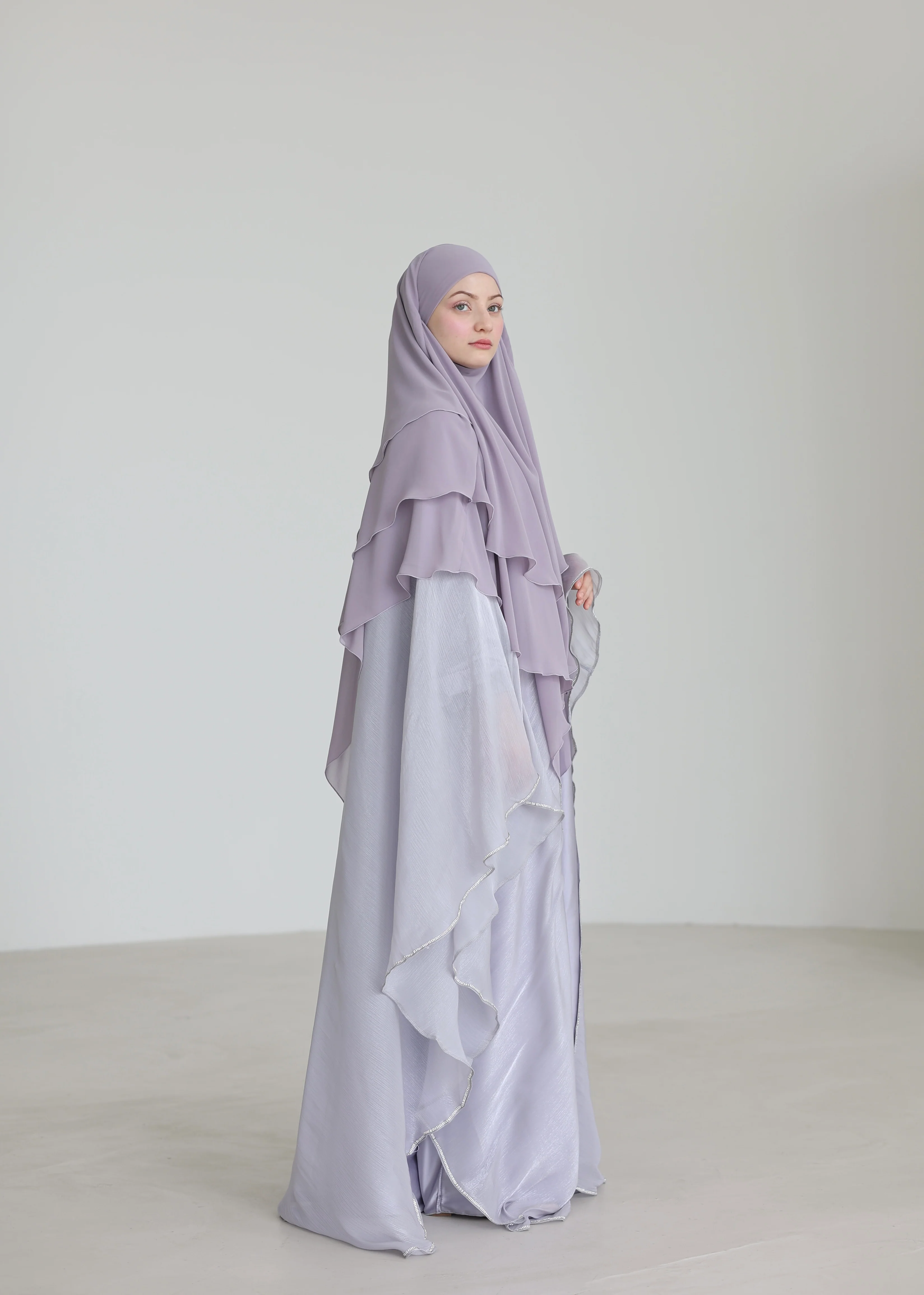 Chiffon Khimar VIOLET - Image 2