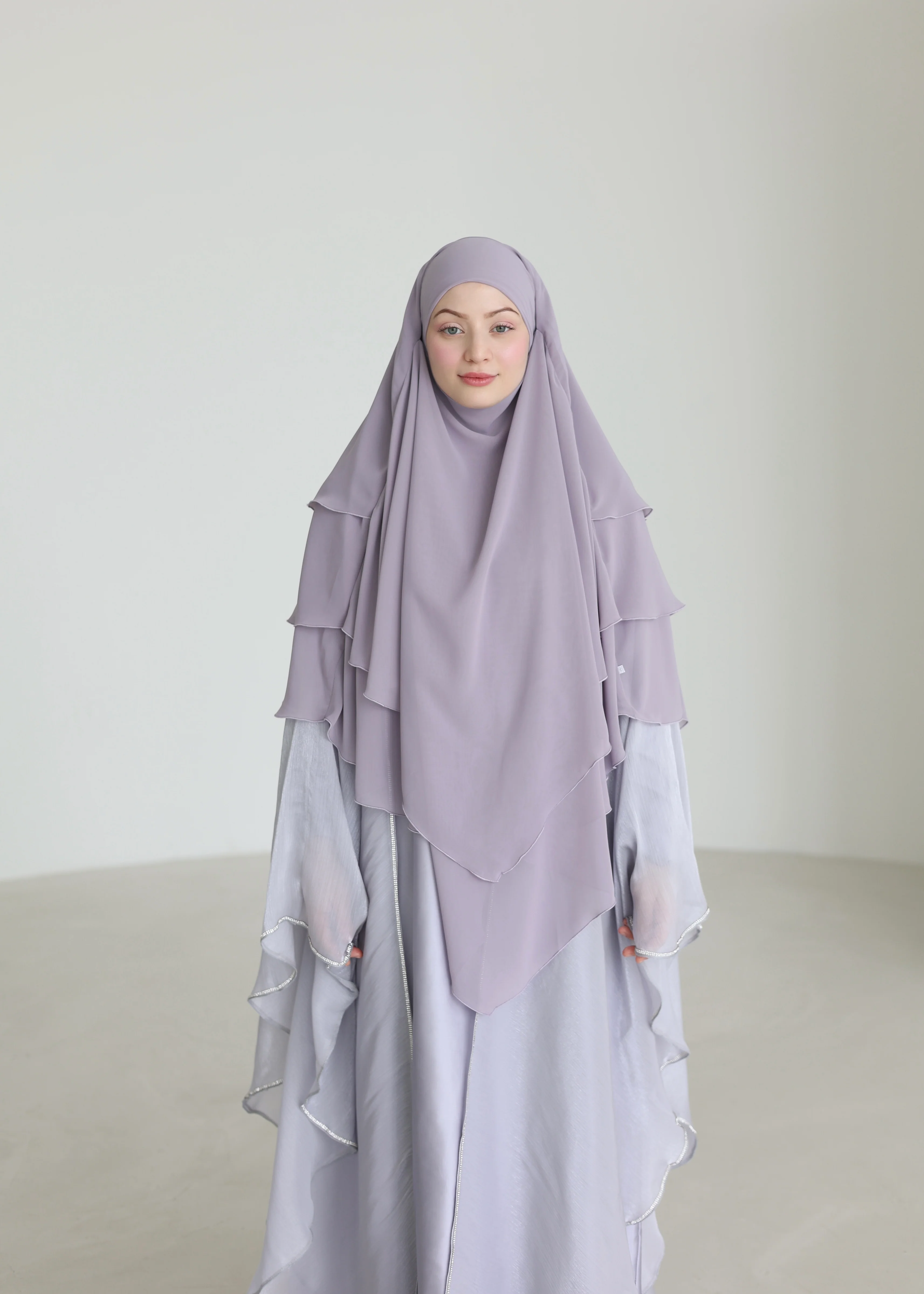 Chiffon Khimar VIOLET - Image 4