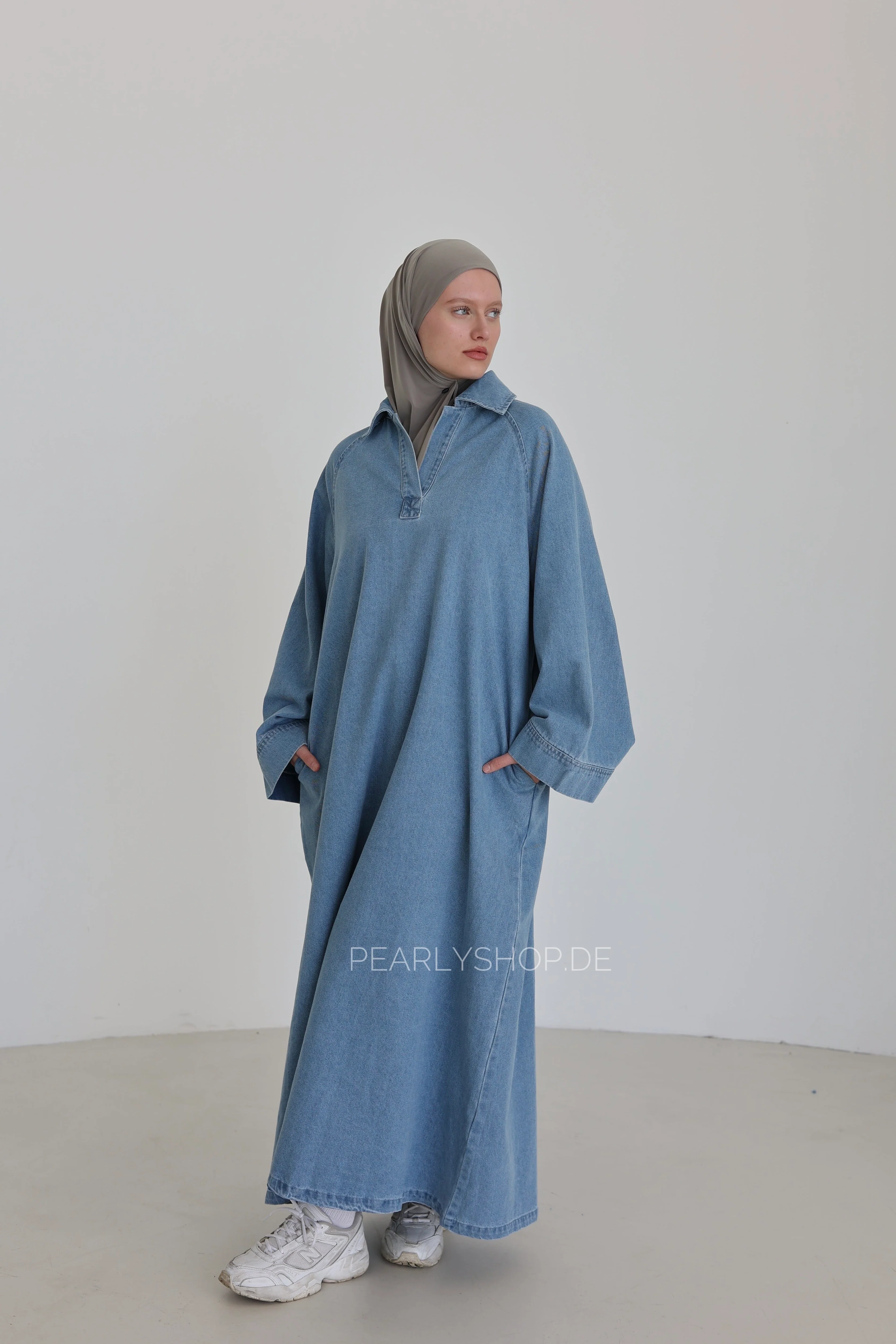 Abaya DENIM FLOW - Image 9