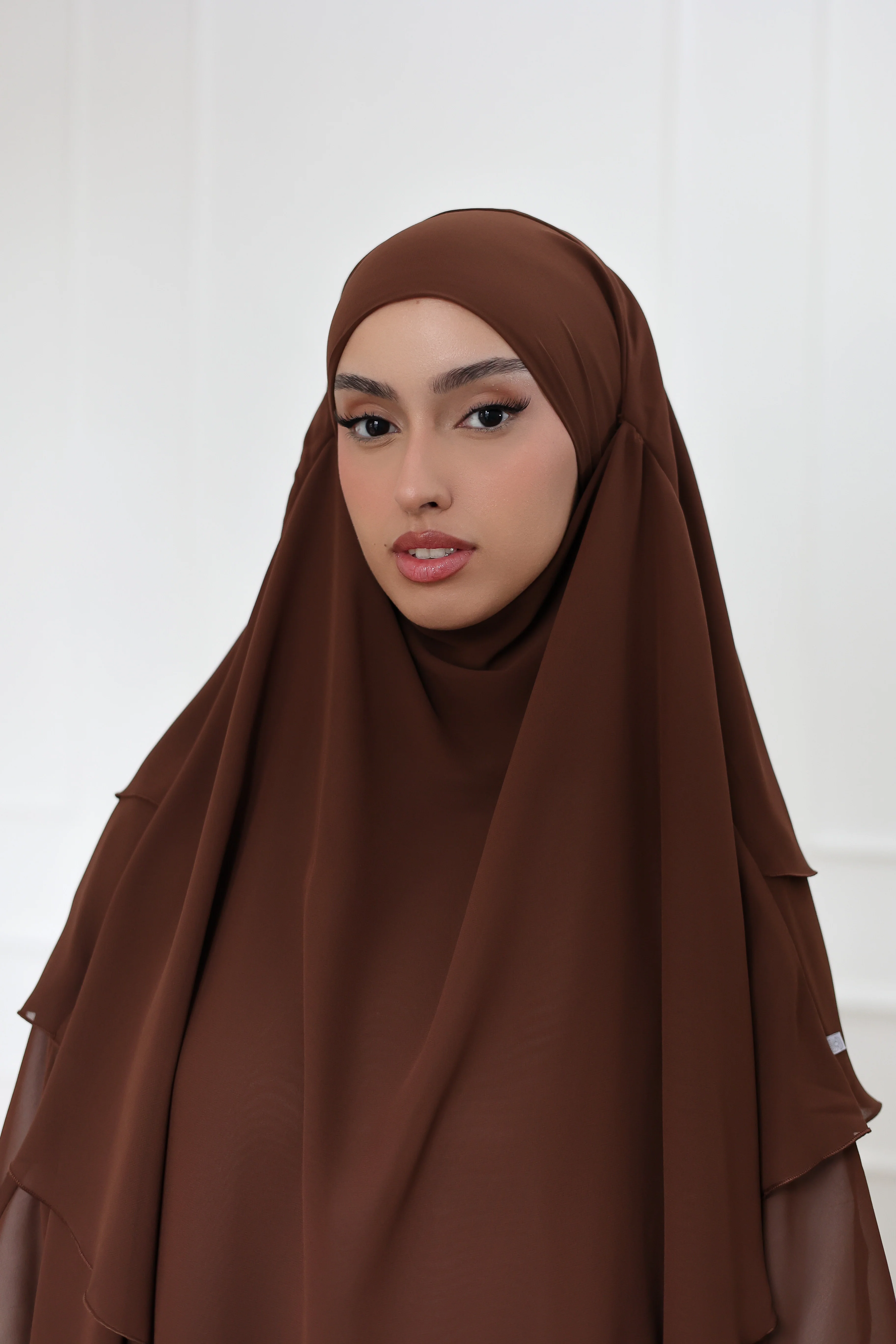 Chiffon Khimar HAZELNUT - Image 4