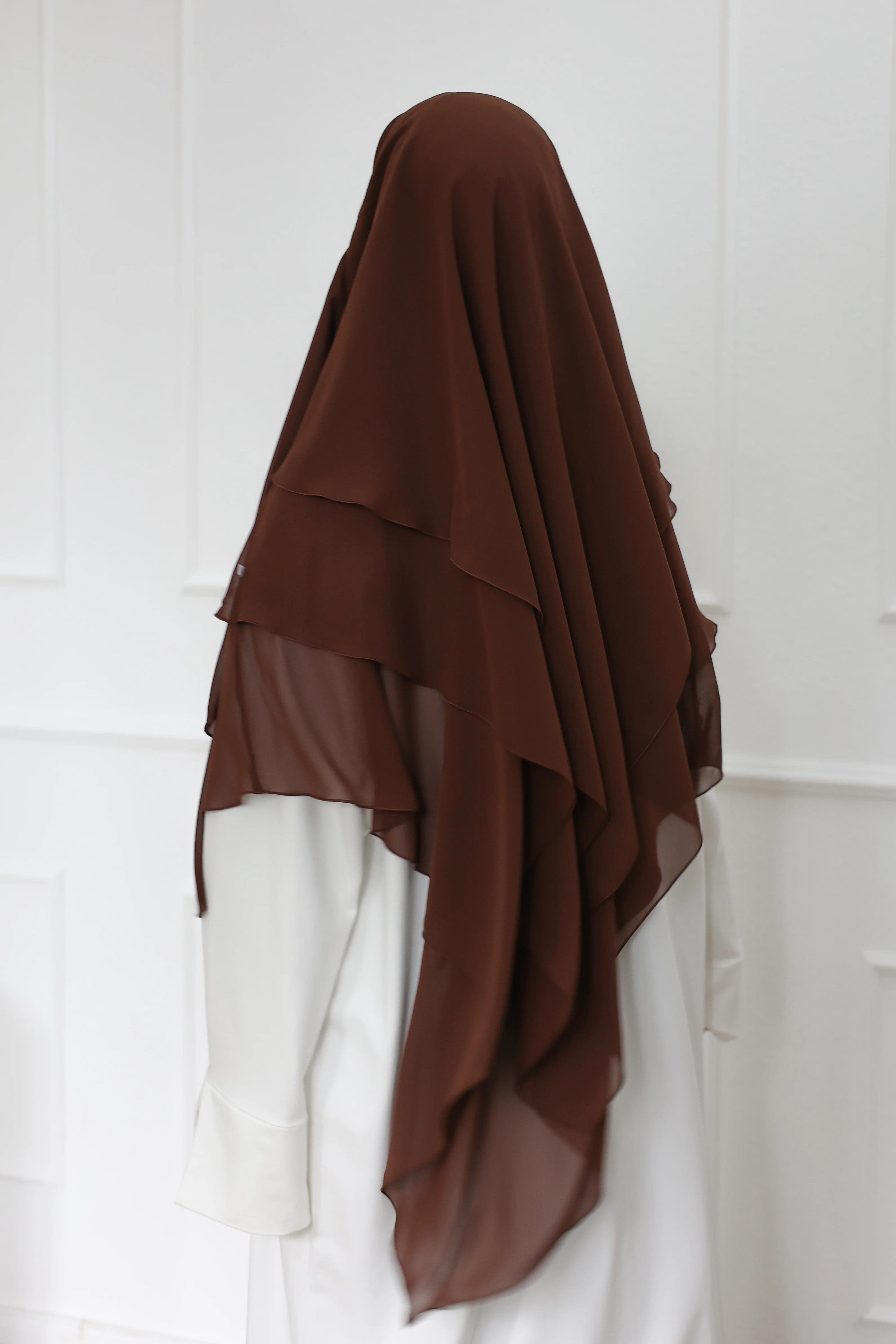 Chiffon Khimar HAZELNUT - Image 6