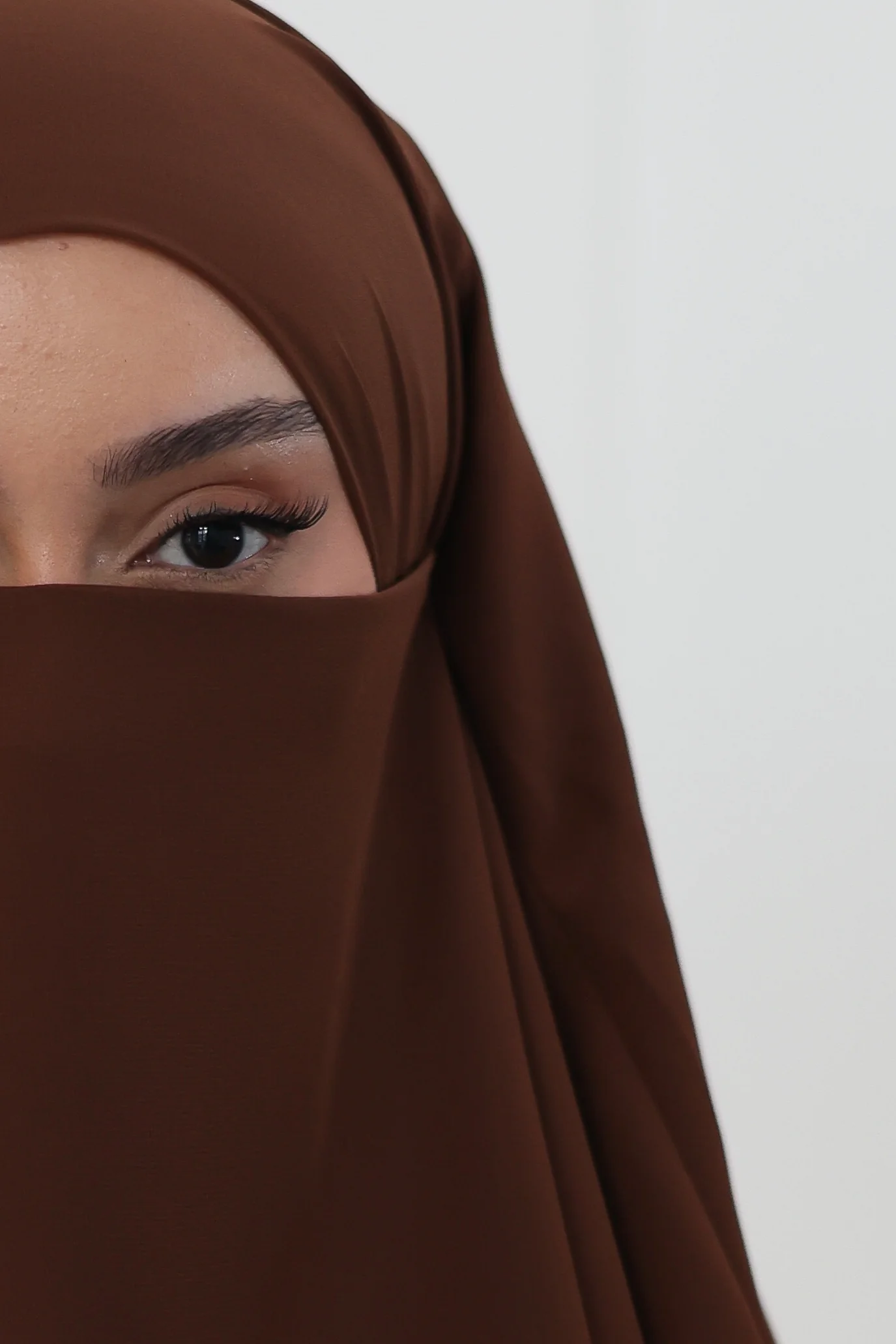 Chiffon Khimar HAZELNUT - Image 7