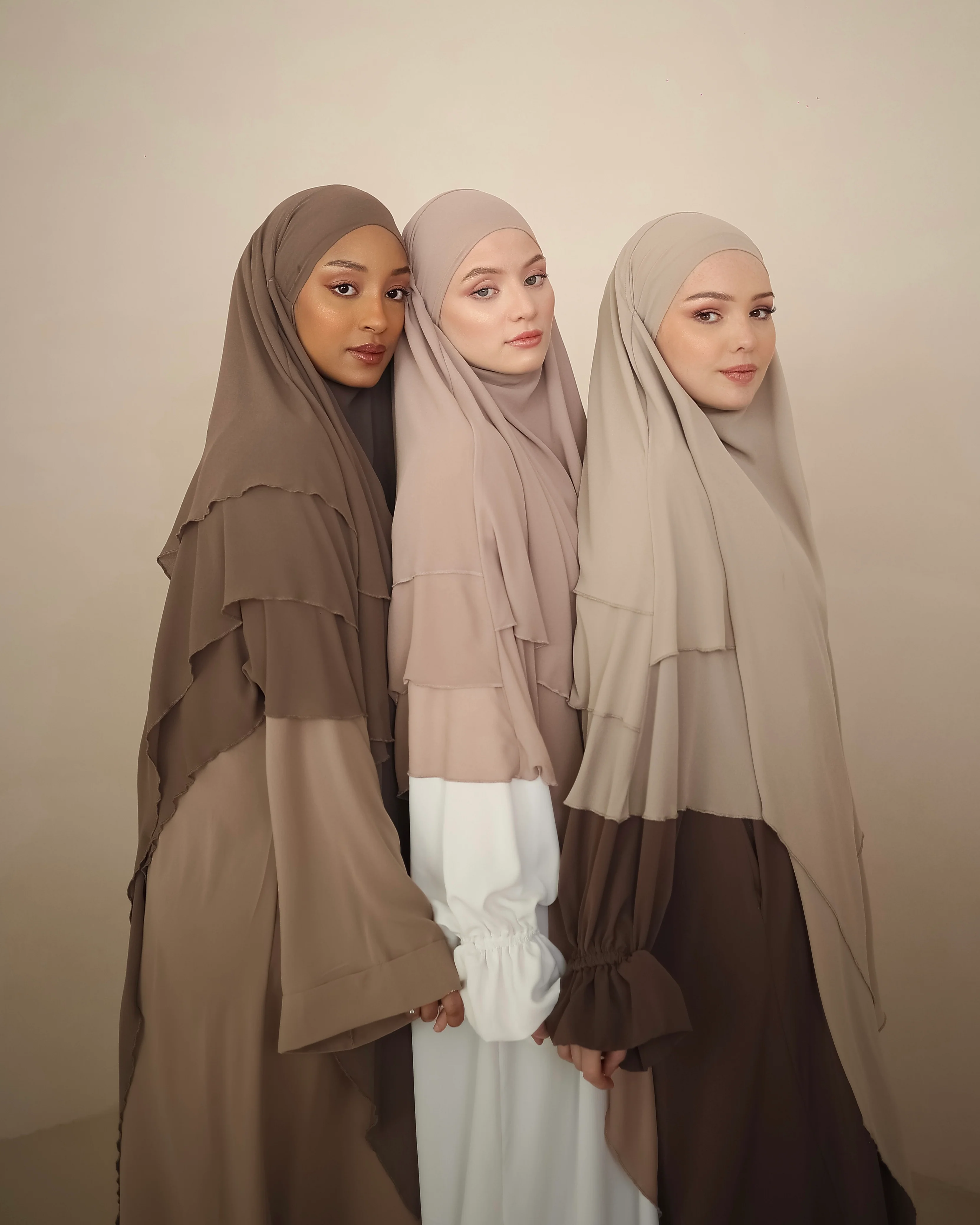 Langer Chiffon Khimar BEACH - Image 3