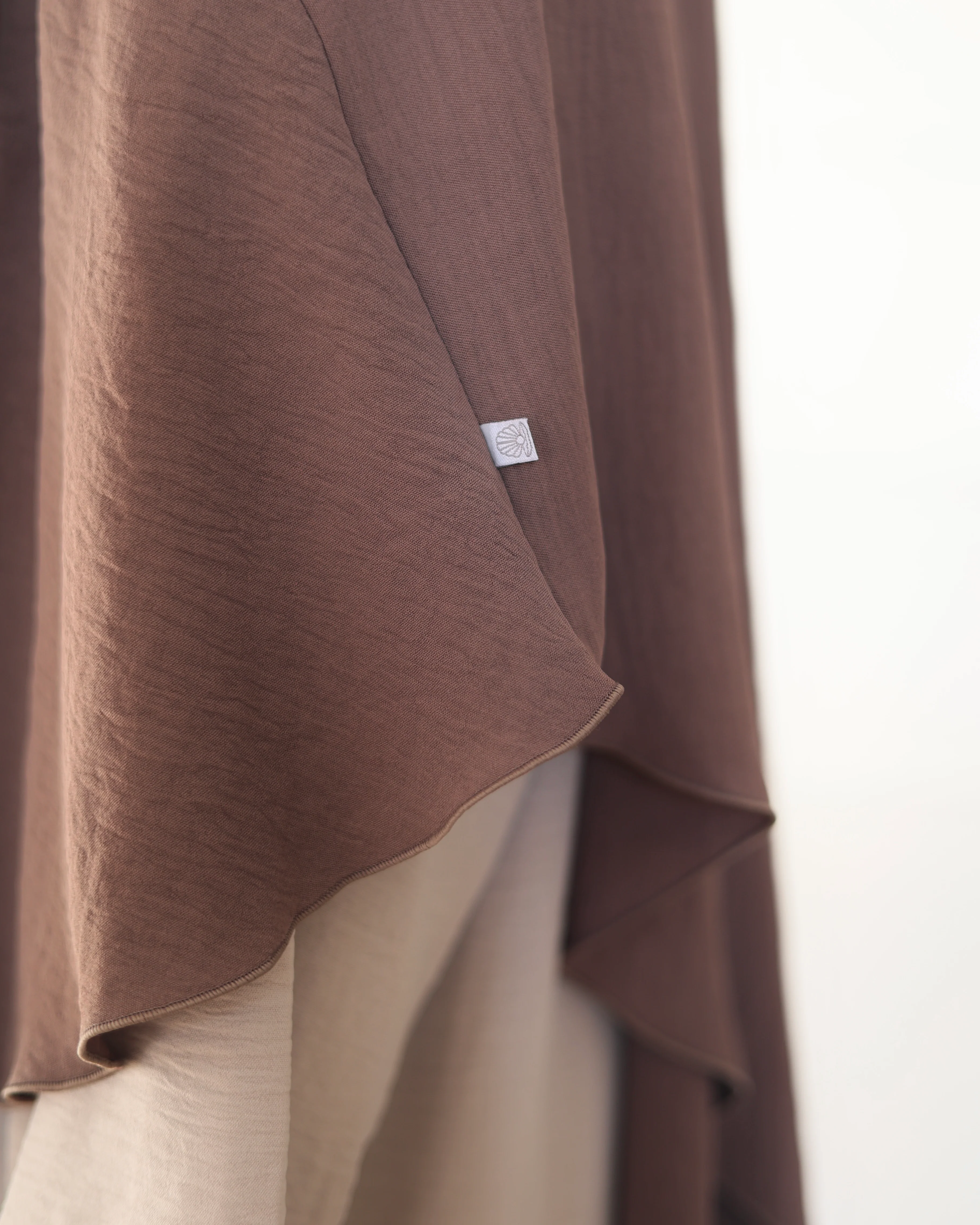 PEARLY COLLECTION Baumwoll Khimar EARTH - Image 7