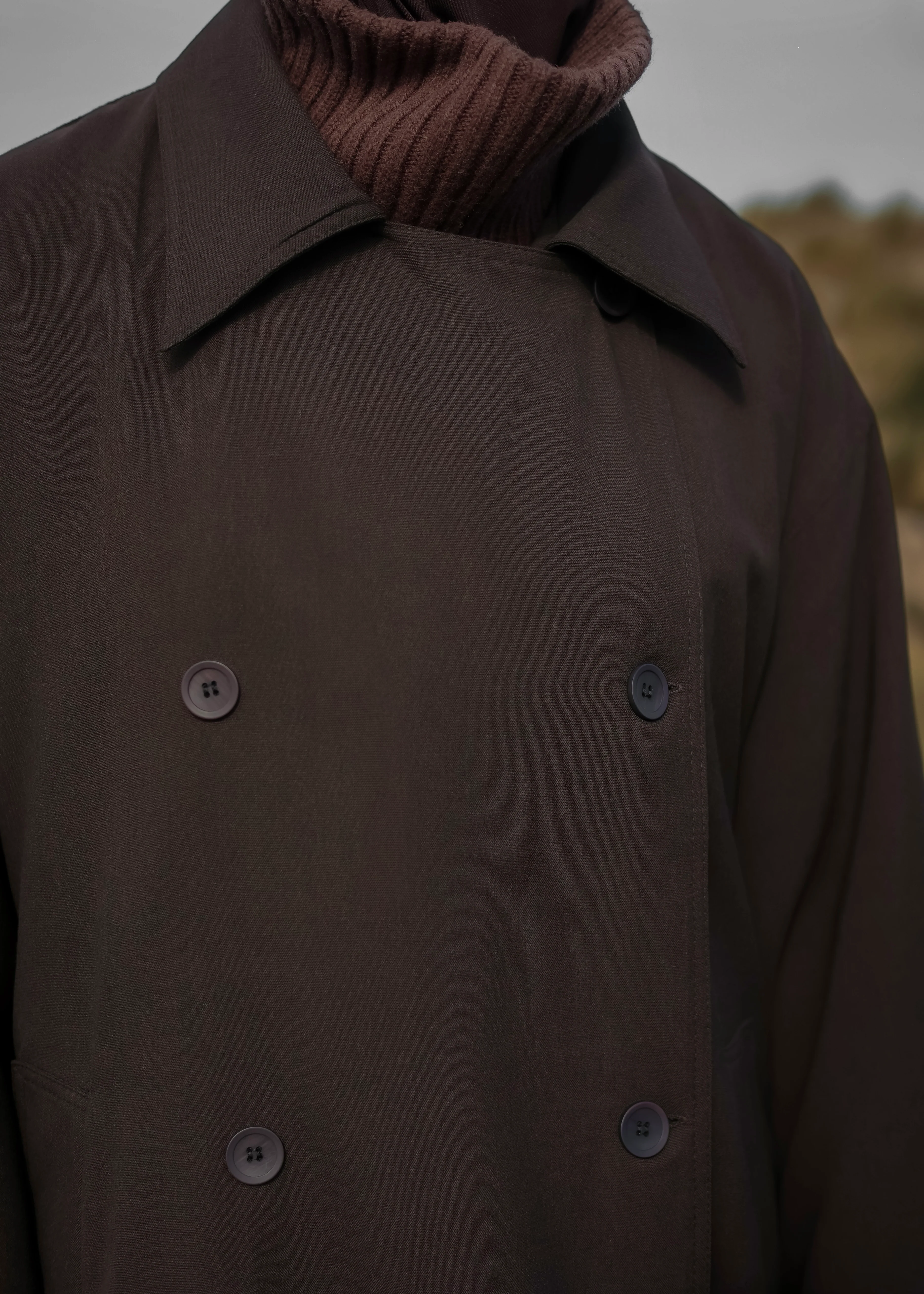 PEARLY STUDIO Trenchcoat DARK BROWN - Image 11