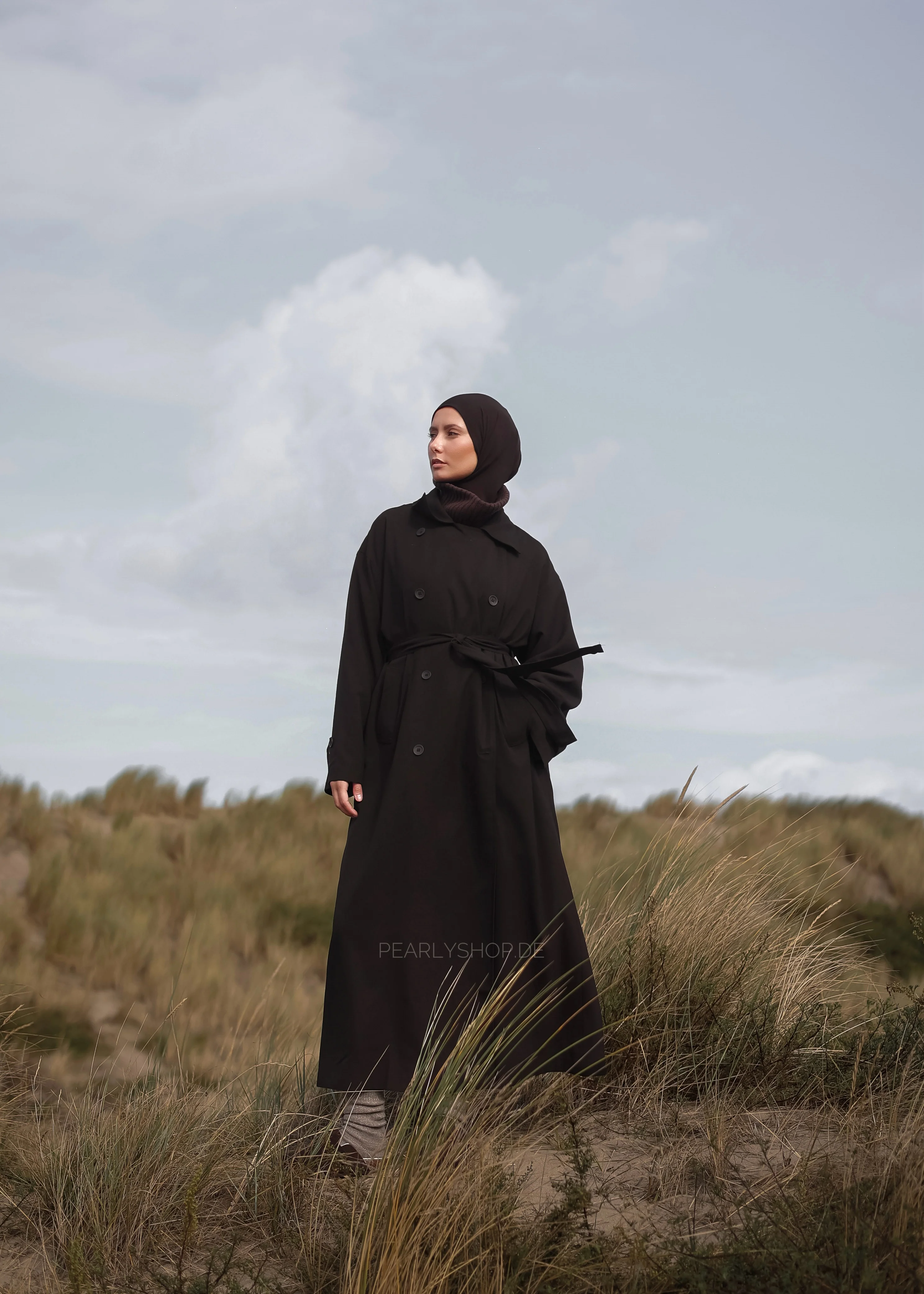 PEARLY STUDIO Trenchcoat DARK BROWN - Image 3