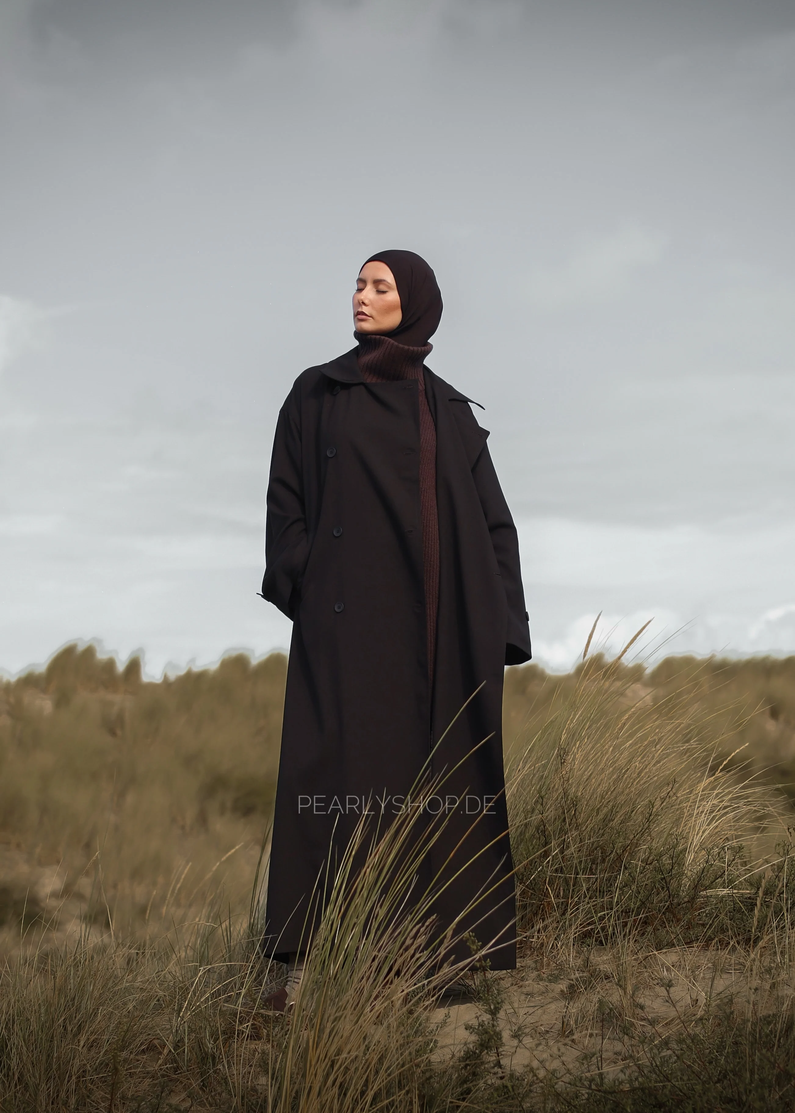 PEARLY STUDIO Trenchcoat DARK BROWN - Image 4