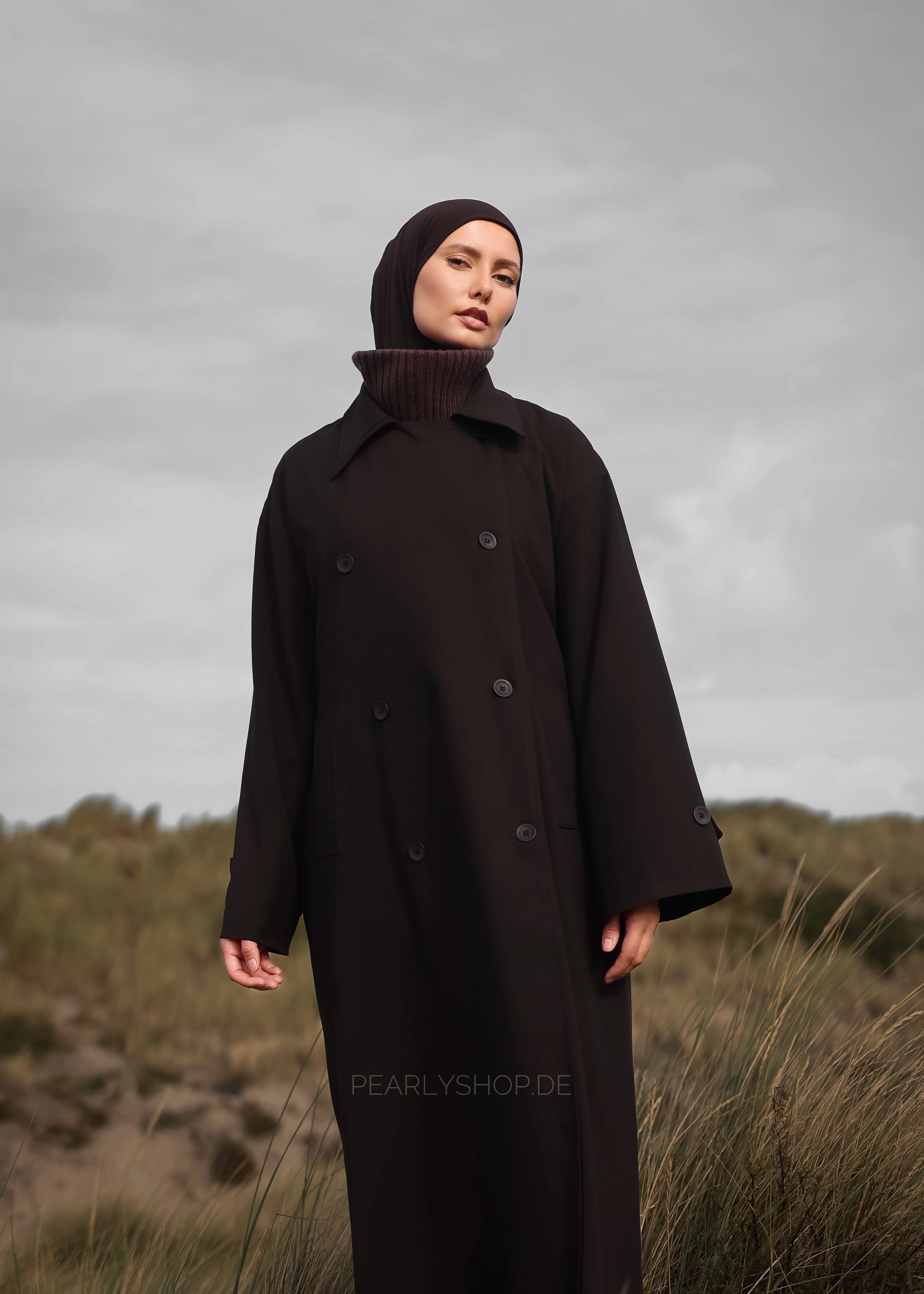PEARLY STUDIO Trenchcoat DARK BROWN - Image 5