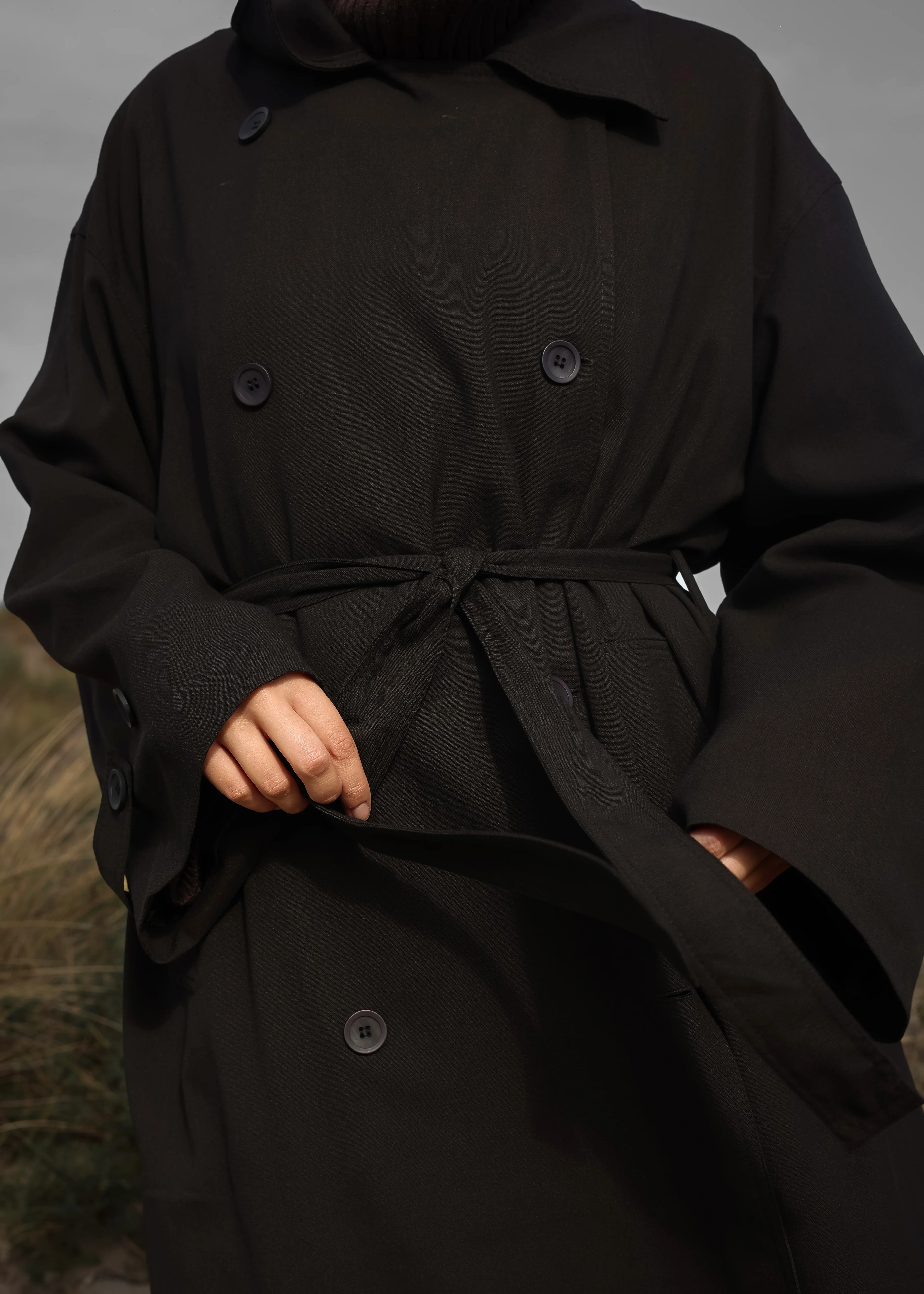 PEARLY STUDIO Trenchcoat DARK BROWN - Image 8